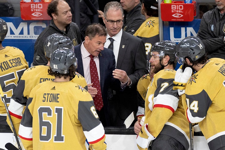 Vegas Golden Knights-coach Bruce Cassidy's coachingcarrière-ervaring